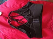 F.DYRAA Sujetador con correas cruzadas a prueba de golpes Sujetador deportivo para correr Gimnasio Sujetador superior Mujer Dobladillo ancho Push Up Entrenamiento Fitness Yoga Crop Tops Sujetador