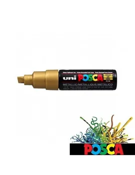 

POSCA MARKER 8MM WATER-BASED GOLD COLOR METAL