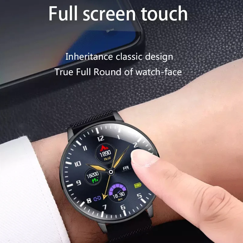 Side ultrathin Smart Watch 2020 roun screen