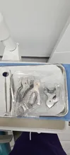 Equipo de laboratorio Dental, bandejas de impresión de acero inoxidable, superior e inferior, tamaño L/M/S, 1 Juego, Envío Gratis