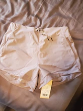 Sport-Shorts Training Loose Yoga SHINBENE Women Fitness Gym Drawstring Waist Naked-Feel