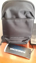 Kingsons-Bolso cruzado multifunción antirrobo para hombre, bolsas de mensajero de hombro, impermeable, de viaje corto