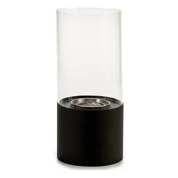 

Burner Gift Decor Black Metal Glass (12 x 26 x 12 cm)