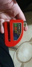 Alarma de bloqueo para moto impermeable, antirrobo para bicicleta, bloqueo de freno de disco de moto + bolsa + cuerda de recordatorio, envío gratis