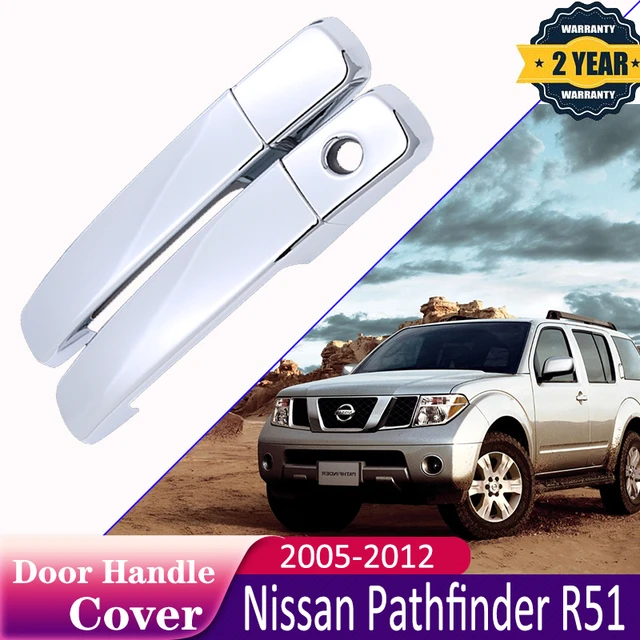 Für Nissan Pathfinder R51 2005 - 2012 Luxuriöse Chrom Türgriff Abdeckung  Trim Set für 4 Tür Nie