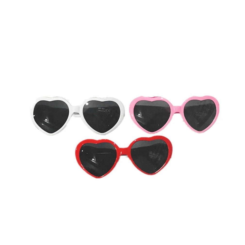 Love Heart Sunglasses Posing Photo Glasses Cute Beach Sunglasses Girl Student Glasses Sunglasses Personality Hot Day big sunglasses