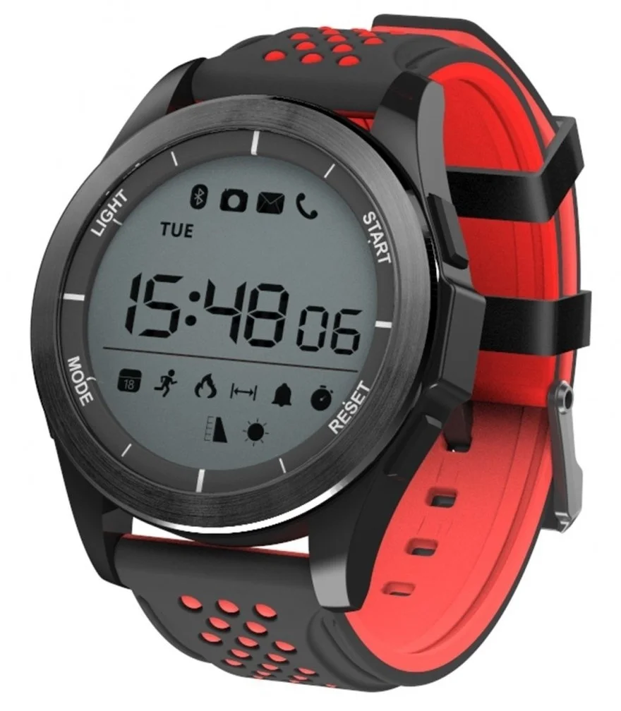 Смарт часы CARCAM SMART WATCH F3 фитнес-трекер, шагомер - Цвет: Красный