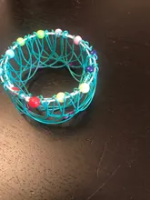 Juguete de descompresión de Mandala para niños, cesta de flores, aro mágico de acero suave Variable