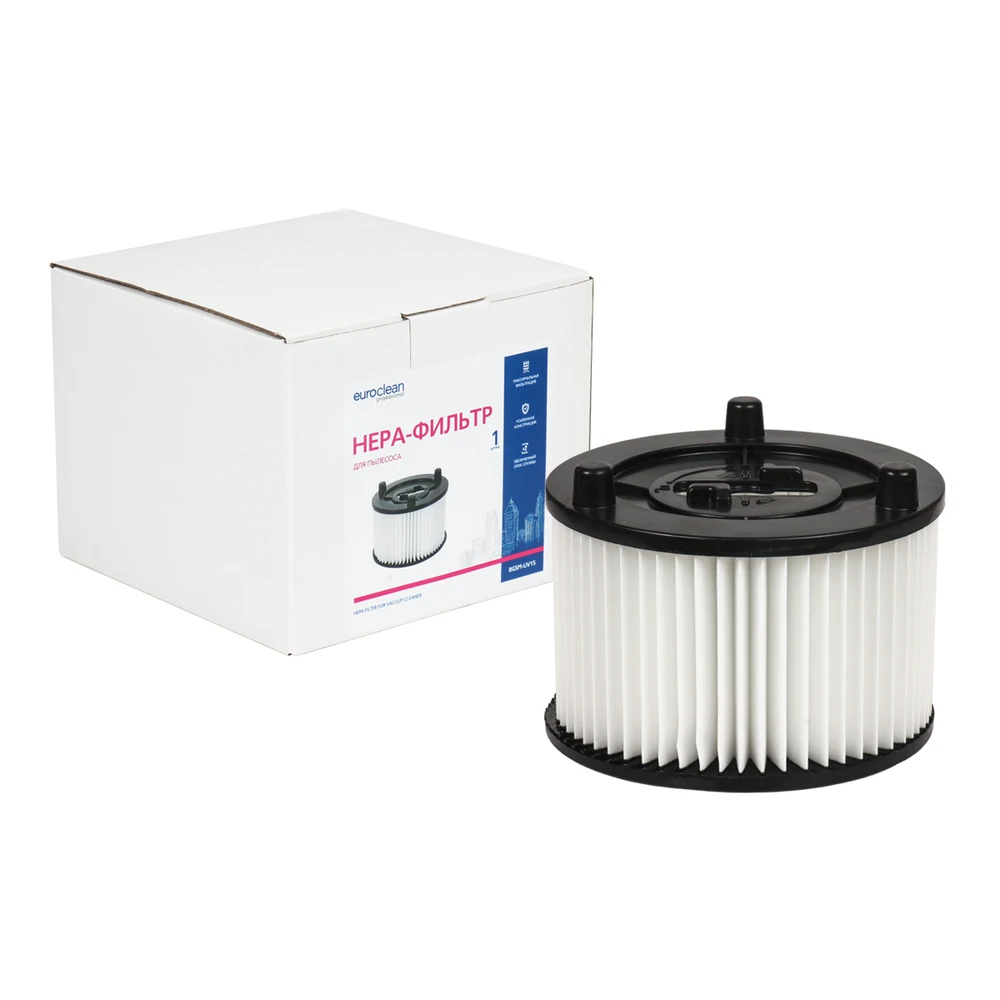 HEPA фильтр для пылесосов BOSCH 1 шт. бренд: EUROCLEAN арт. BGSM-UV15 тип оригинального фильтра: 2
