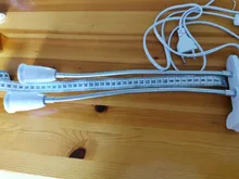 Light-Socket Base Desk-Lamp-Holder Gooseneck Clip-On-Cable Us-Plug On-Off-Switch Flexible