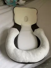 Almohada para bebés recién nacidos, almohadilla de posicionamiento para dormir, antiplana, con forma de cabeza, colchón para dormir