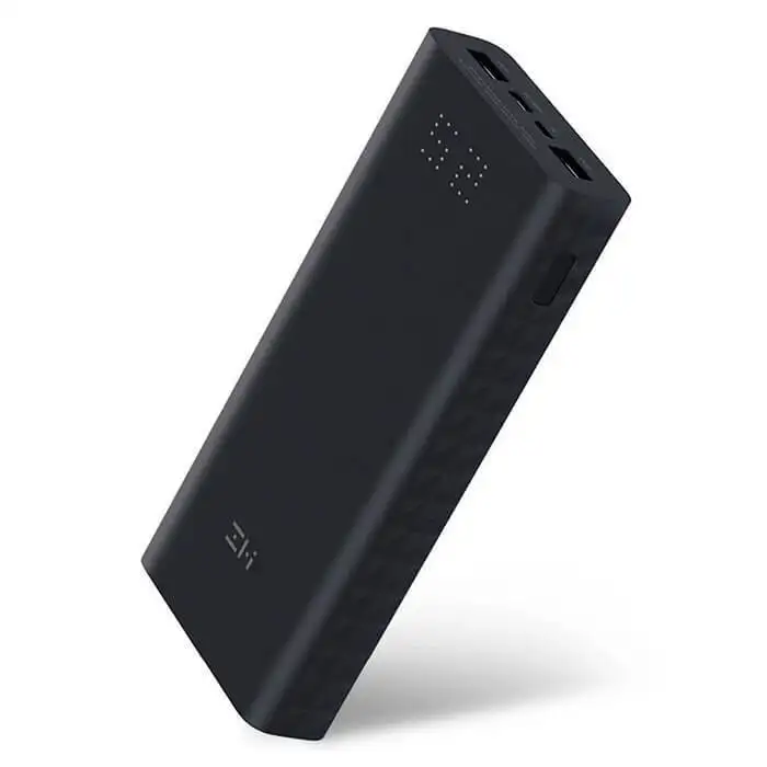 Внешний аккумулятор XIAOMI ZMI Power Bank 20000mAh 2 way fast charging digital display (27W) (черный)|Зарядные