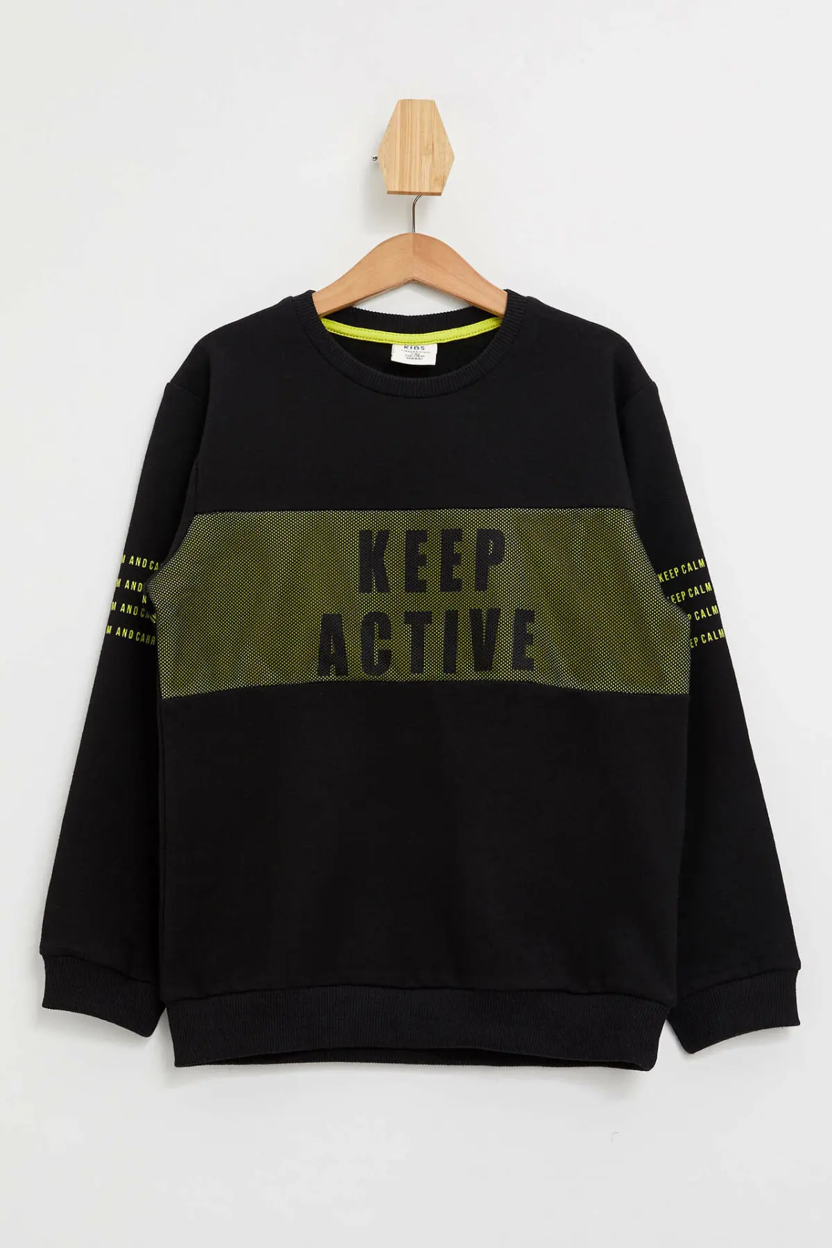 

DeFacto Autumn Boy O-neck Long Sleeve T-Shirt Fashion Kids Casual Letter Print Sport Pullovers Boys Sweatshirt New -L3292A619AU