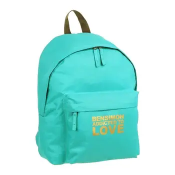 

Backpack BENSIMON - 1 compartment-28.5 cm-turquoise Blue-College & Lycée & Fac-Child