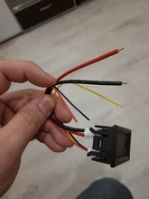 Mini Digital voltímetro amperímetro DC 100V 10A Panel Amp voltios medidor de corriente de voltaje Detector comprobador de 0,56 de doble LED pantalla Auto