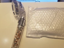 FOHEEL-Cabezal de ducha de mano ajustable, 3 modos, alta presión, ahorro de agua, un botón para detener el agua