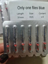 Limas de reciprocación Dental, instrumentos de endodoncia para endodoncia, limas azules, R25, 25mm