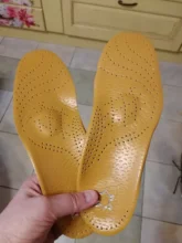 KOTLIKOFF-plantilla para el cuidado del pie, ortopédico, de cuero, látex, antibacteriano, soporte de arco ortótico de carbono activo, almohadilla plana para zapatos