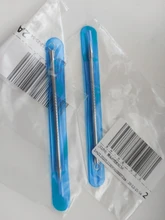 Comedone-corrector de acné y espinillas, herramienta cosmética, agujas inoxidable, 1 Uds.