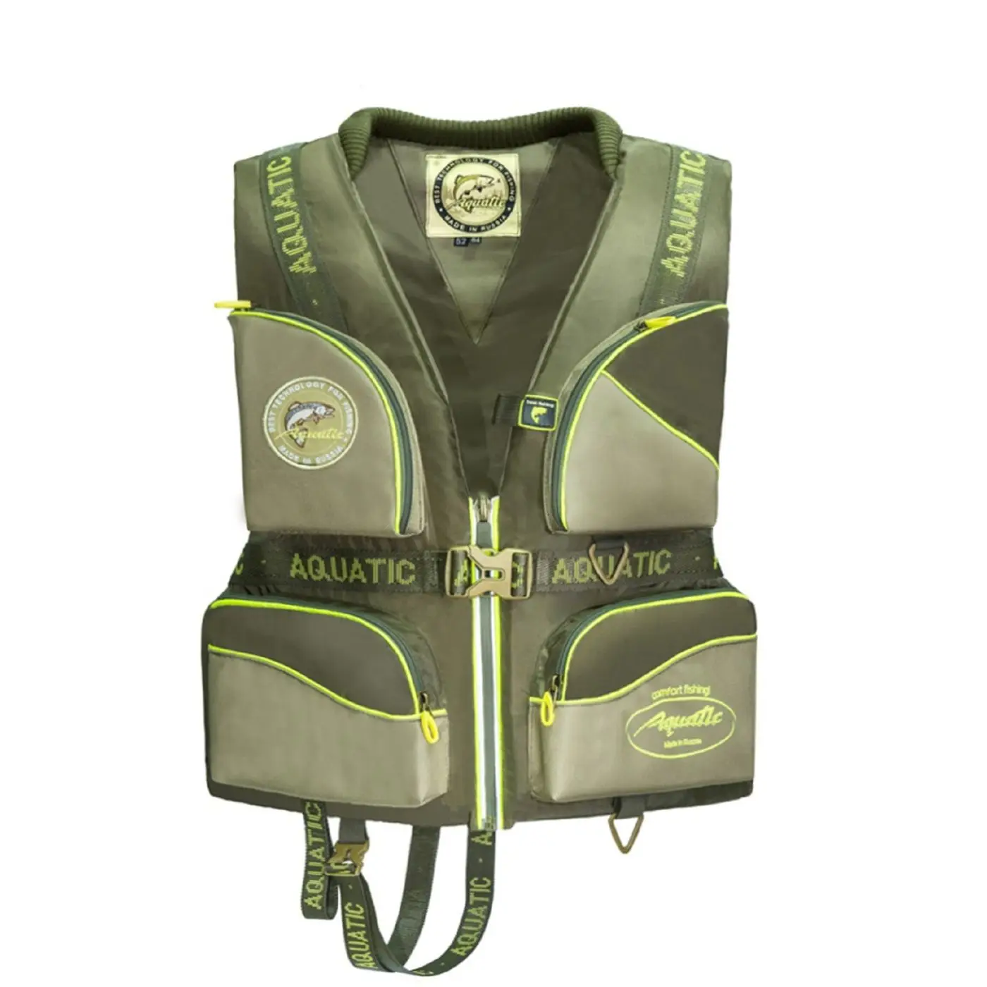Safety vest aquatic zh 02x, khaki zh 02x 54 56, Sports and