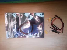 Microlitz-tira de luces LED con cable, resistor de 20cm, 8-15V, modelo DIY, 9 colores a elegir, 50/100 SMD, 10/20/0402 Uds.