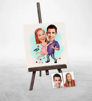 

Personalized Valentine Cartoon Şovaleli Natural Stone-3