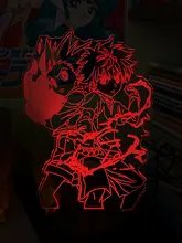 Night-Light Decor-Lighting Hxh-Lamp Gon Bedside Killua-Figure Bedroom Anime Hunter-X-Hunter