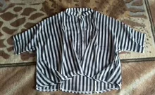 Casual Blouse Tops Chiffon-Shirts Two-Piece-Set V-Neck Half-Sleeve Leopard Sexy Striped