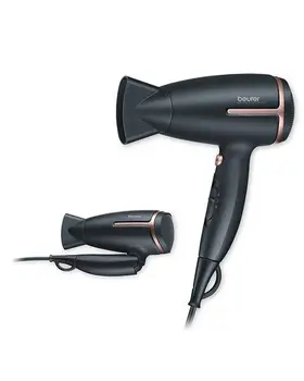 

BEURER travel dryer HC-25-1600W-ion FUINCION-2 temperatures-professional concentrator-folding-VOLTAGE AUTOMATIC