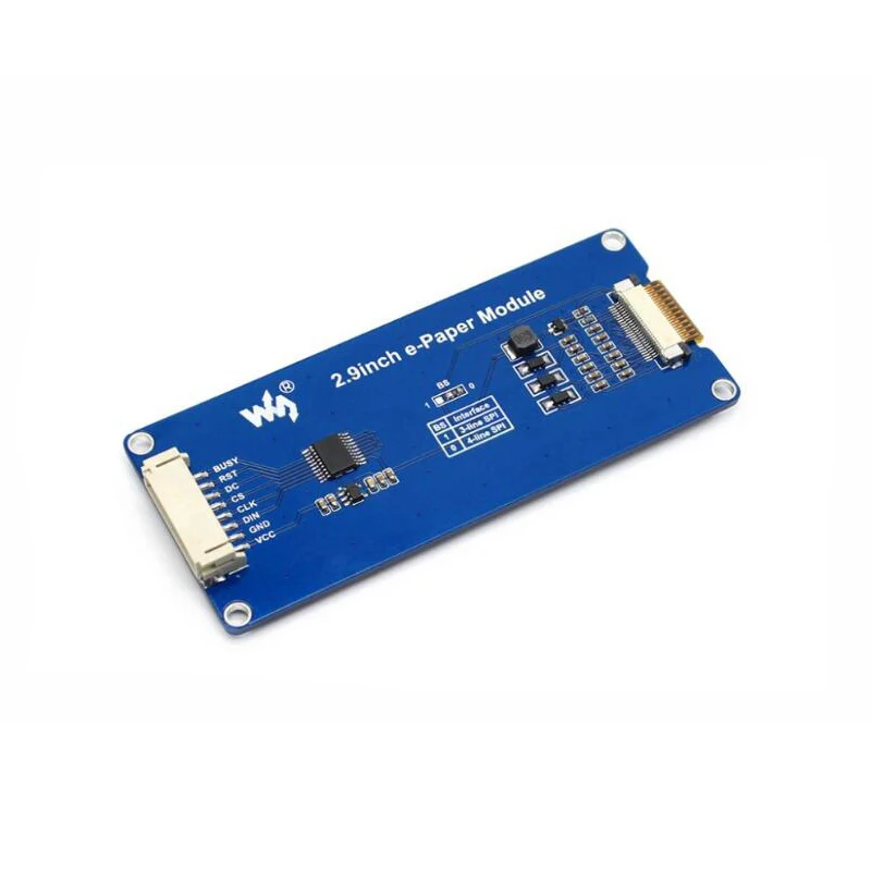 ShenzhenMaker Store Waveshare модуль электронной бумаги 296x1282 9 дюйма дисплей 2 e Ink интерфейс SPI