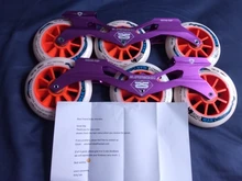 Montura para patín de velocidad, con ruedas de 110 MM, 3x110, envío gratis