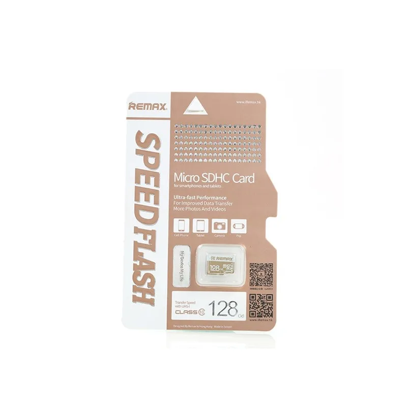 Карта памяти Remax Micro SD Card 128G C10 (Коричневый)|Внешние SSD| |
