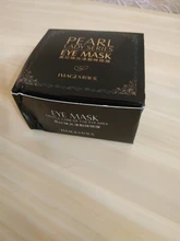 Mascarilla de colágeno con perlas negras, parches de Gel hidratante Natural para los ojos, elimina las ojeras, bolsa antiedad, cuidado de la piel, 60 uds.