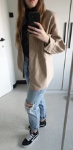Outwear Jackets Long-Coats Camel ZXQJ Woolen Girls Chic Elegant Spring-Autumn Vintage Women