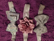 3 unids/set elástico flor diadema para bebé niñas accesorios para el pelo de bebé lazos para chicas de Nylon turbante Skinny elástico cinta para el pelo de goma