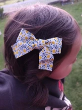 2 unids/set chicas dulces y lindas Floral, pinzas para el pelo con lazo niños horquillas princesa tocado accesorios para el cabello