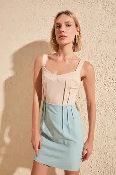

Trendyol With Color Block Dress TWOSS20EL2480