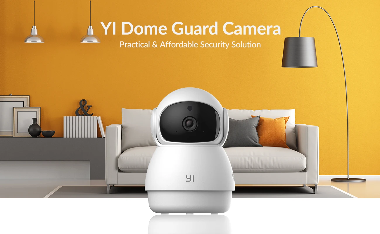 זוג מצלמות אבטחה ביתיות YI Dome Guard Cam