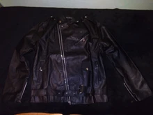 Aeleganmis-Chaqueta de cuero sintético para hombre, chaqueta de motociclista con cremallera, con cinturón, abrigos de talla grande para otoño e invierno, novedad de 2021