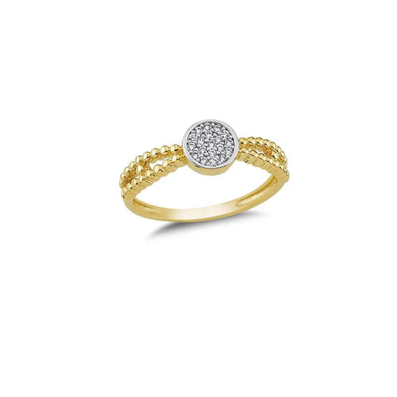 

14K Solid Gold Art Design Fashion Ladies Ring