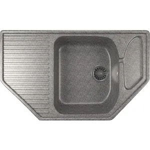 

Kitchen sink mixline ml-gm24 78x49 dark gray 309 (4630030635987)