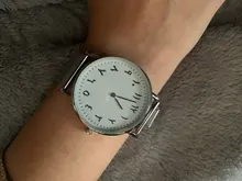 Vansvar de plata y malla de oro rosa números arábigos reloj de moda de las mujeres ocasionales de acero inoxidable pulsera de cuarzo reloj femenino