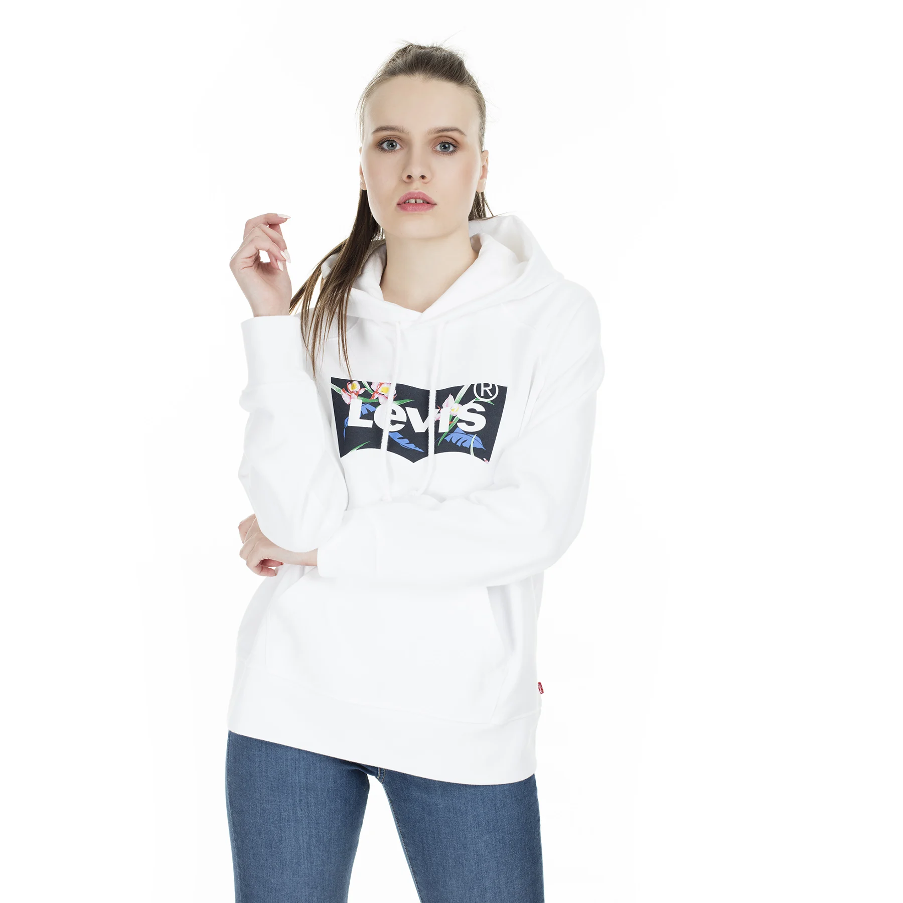 

Levi's Printed Hooded Sweat WOMEN SWEAT 35946