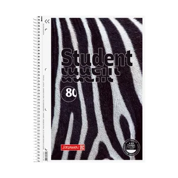 

Notebook Brunnen College zebra, on the spring, 90 gr/m2, A4, 80 sheets in