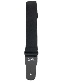 

039012 black denim guitar strap, denim, black, Godin