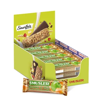 

Bars muesli-Apple with honey, Musler 30g., (25 PCs)