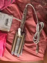 Curling Iron Hair-Tools Barrel-Hair-Styler Ceramic Professional Triple Electric