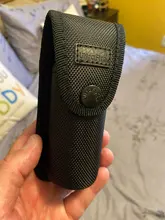 Bolsa táctica Molle para linterna, soporte de protección portátil LED, funda para antorcha, cinturón de servicio, funda de transporte, herramientas de caza y acampada al aire libre