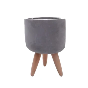 

Ayaklı Dekoratif Beton Saksı (Düz)