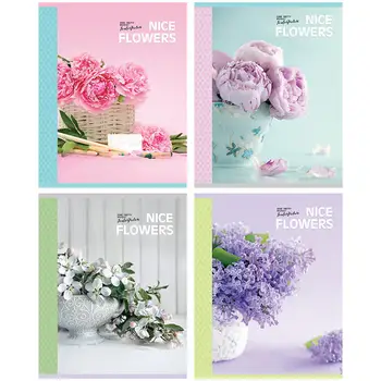 

Notebook on the clip Greenwich line "nice flowers", matte lamination, Selective UV-lacquer, 70g/m2